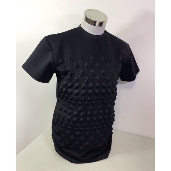 Bleeker and Mercer Embossed Star T Shirt Top Mens Small New - Picture 1 of 10